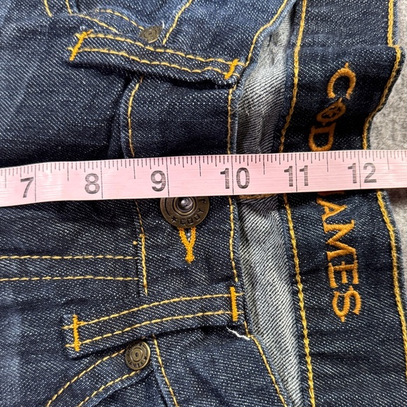 Cody James Straight Leg Blue Denim Jeans Western Rodeo Cowboy Mens 32x32 Zip Fly - Picture 12 of 14